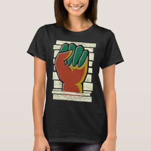 T-shirt Black Fis African American Pride Black History Lun