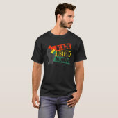 T-shirt Black Fist Shirt African American Pride Black Hist (Devant entier)