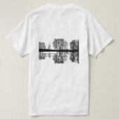 T-shirt Black Forest River Art - Dark Mysterious Nature (Design dos)