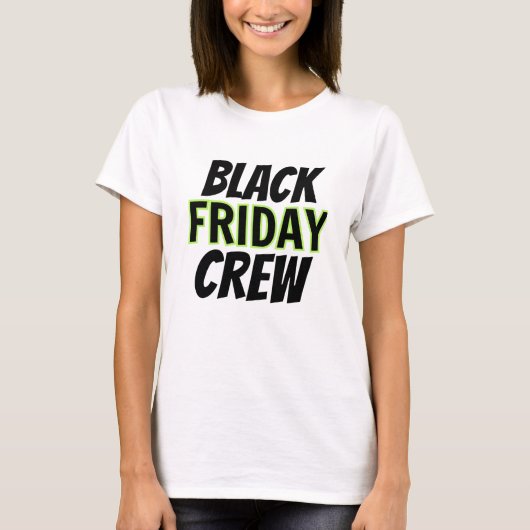 T-shirt Black Friday Crew (Devant)