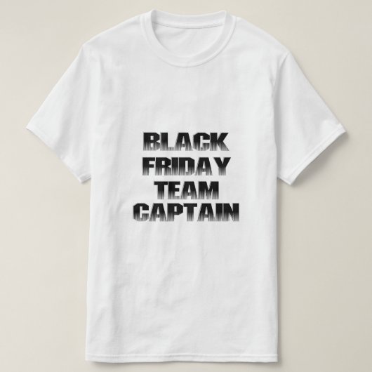 T-shirt Black Friday Team Captain (Design devant)