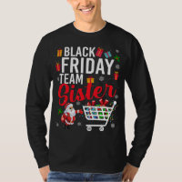 Black Friday Team Soeur Cute Christmas Shopping L