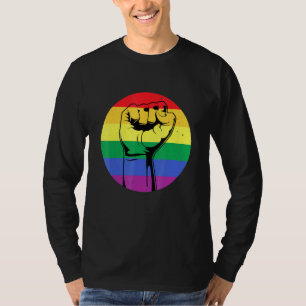 T-shirt Black Gay Afro American Pro Black Lgbt Pride Mois
