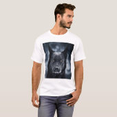 T-shirt Black German Shepherd (Devant entier)