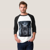 T-shirt Black German Shepherd (Devant entier)