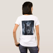 T-shirt Black German Shepherd (Dos entier)