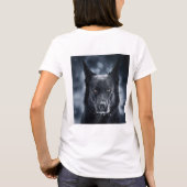 T-shirt Black German Shepherd (Dos)