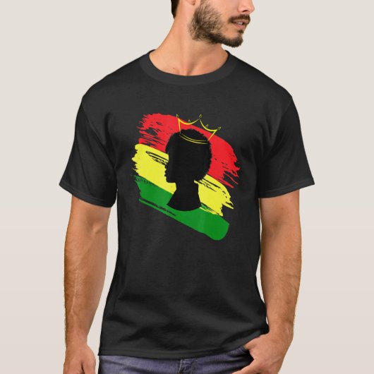 T-shirt Black Girl Magic African Queen Melanin Girl Power (Devant)