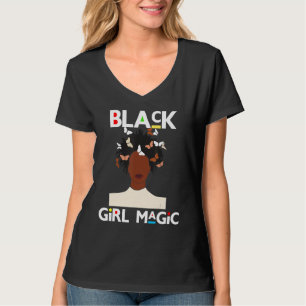 T-shirt Black Girl Magic Afro Femme Sista Melanin Femmes A