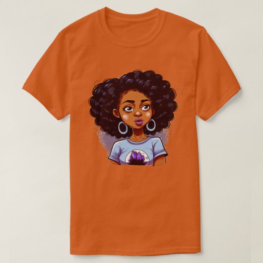 T-shirt Black girl magic Black History Mois Cadeau (Design devant)