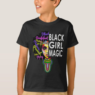 T-shirt Black Girl Magic T African Dashiki Outfit Pride Mo