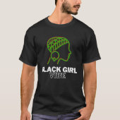 T-shirt Black Girl Vibe  Magic Melanin Queen African Ameri (Devant)