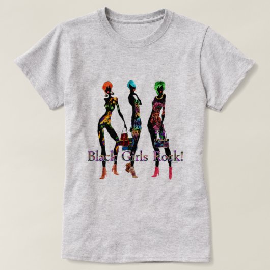 T-shirt Black Girls Rock ! (Design devant)