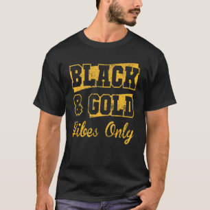 T-shirt Black&Gold Game Day Group High School Football