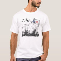 Black Grizzly Bear Lunettes de soleil américaines