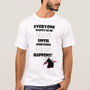 T-shirt Black Happens