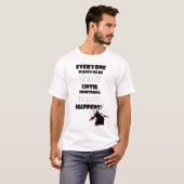 T-shirt Black Happens (Devant entier)