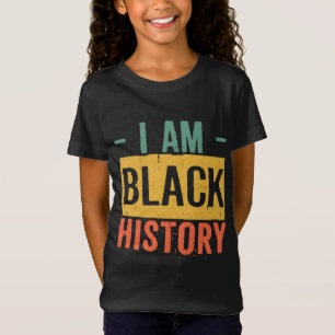 T-Shirt Black Histoire Mois Cadeaux Black Pride Je Suis No