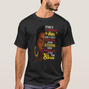 T-shirt Black Histoire Mois Chemise Africaine Femme Afro J