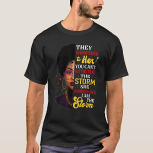 T-shirt Black Histoire Mois Chemise Africaine Femme Afro J
