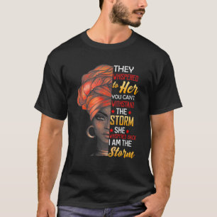 T-shirt Black Histoire Mois Chemise Africaine Femme Afro J