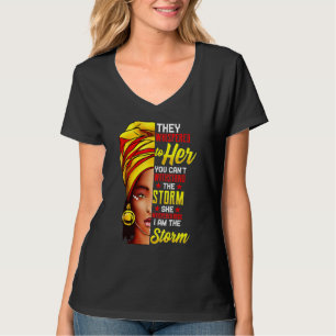 T-shirt Black Histoire Mois Chemise Africaine Femme Afro J