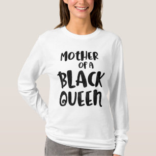 T-shirt Black Histoire Mois Mère Reine Cadeau Femmes Fille