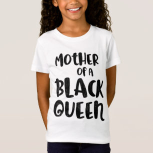 T-Shirt Black Histoire Mois Mère Reine Cadeau Femmes Fille