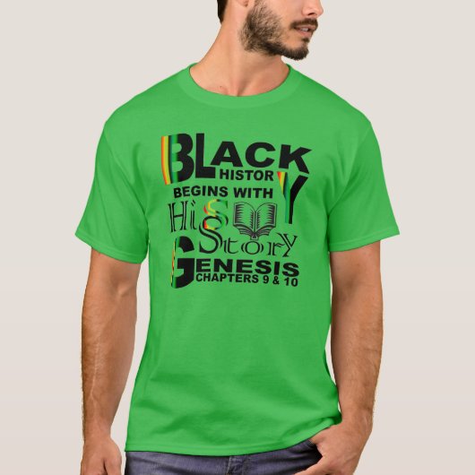 T-shirt Black History (Devant)