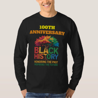 T-Shirt-Black History 100 years T-shirt