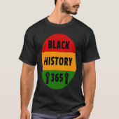 T-shirt Black History 365 Power Fist Artwork (Devant)