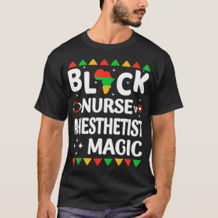 T-shirt Black History CRNA Nurse Anesthetist African Ameri