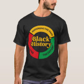 T-shirt Black History Honoring Inspiring Future (Devant)