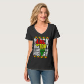 T-shirt Black History Is American History African American (Devant entier)