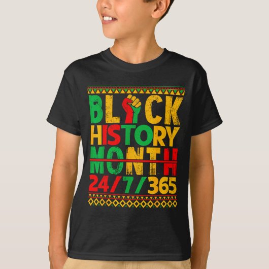 T-shirt Black History Is American History African Men Wome (Devant)