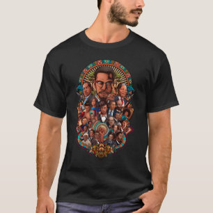 T-shirt Black History Leaders Collage Inspirational Africa