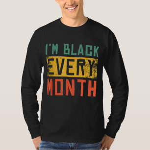 T-shirt Black History Mois Cadeaux Black Pride Je suis Bla