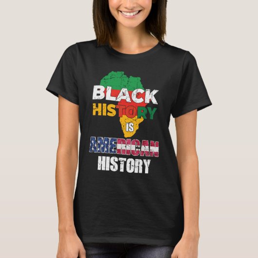 T-shirt Black History Mois femmes Africain-Américain Tee - (Devant)