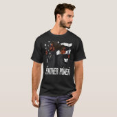 T-shirt Black History Mois Panther (Devant entier)