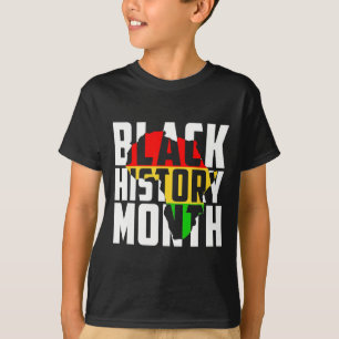 T-shirt Black History Mois Vintage Melanin Pride Africaine