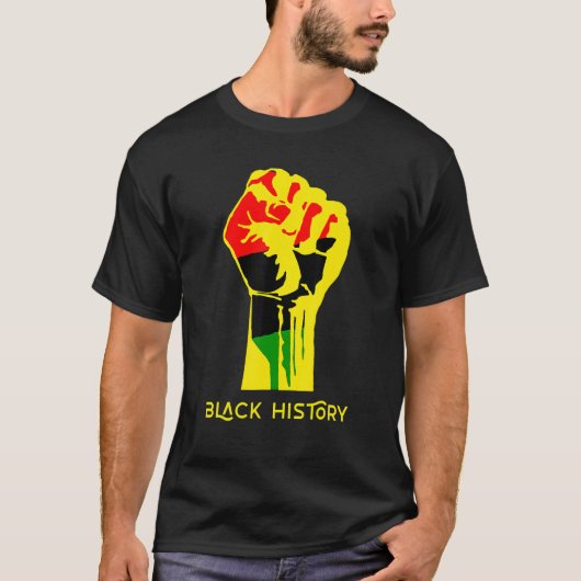 T-shirt Black History Month 2023 African American Pride Po (Devant)