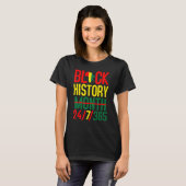 T-shirt Black History Month 247365 Africa Map Melanin Men (Devant entier)