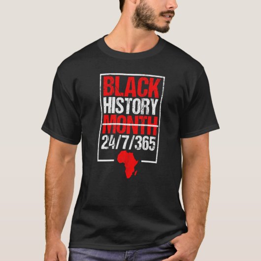 T-shirt Black History Month 247365 Black History Month 202 (Devant)
