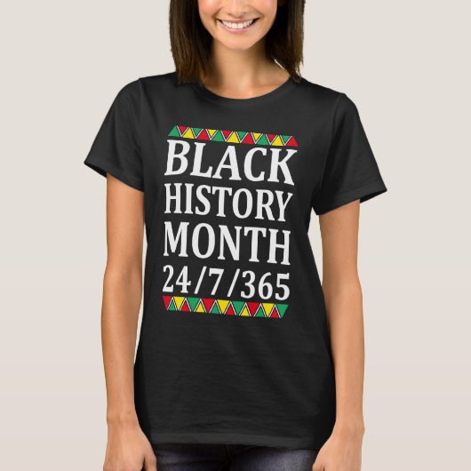 T-shirt Black History Month African American  1 (Devant)