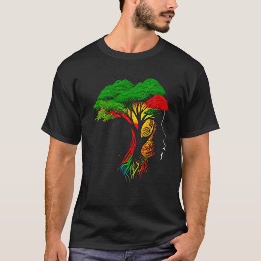 T-shirt Black history month  African American Ancestors' r (Devant)