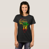 T-shirt Black history month  African American Ancestors' r (Devant entier)
