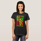 T-shirt Black History Month African American Blackity Blac (Devant entier)