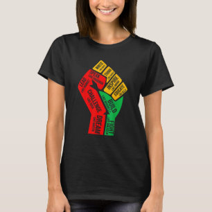 T-shirt Black History Month African American Country Celeb