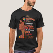T-shirt Black History Month African American Woman I (Devant)