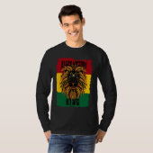 T-shirt Black History Month African Lion Black History Roo (Devant entier)